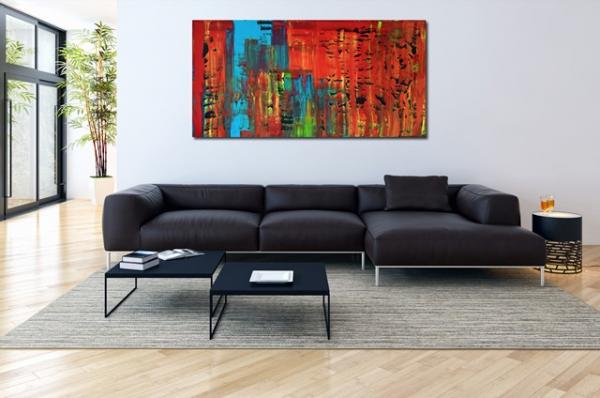 Grosse Malerei kaufen Wohnzimmer Esszimmer abstrakt 2013